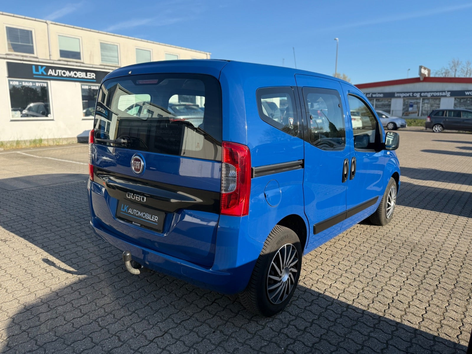 Blå Fiat Qubo fra 2017