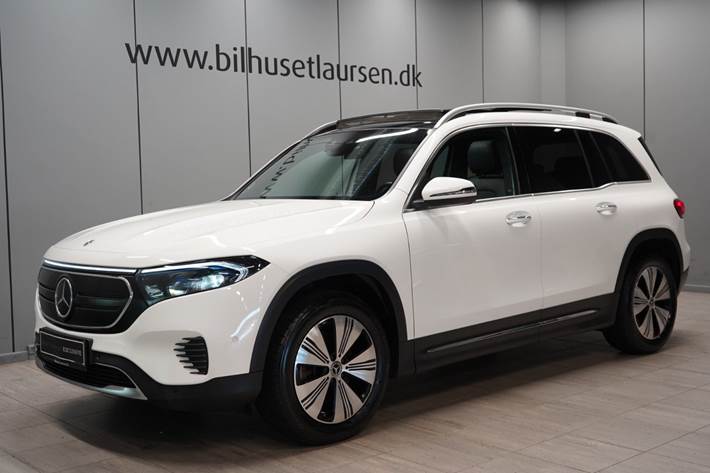 Hvid Mercedes EQB250 fra 2023