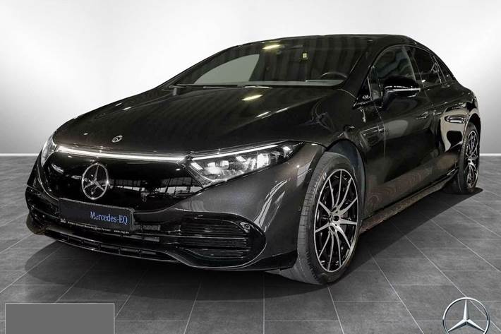 Grå Mercedes EQS 450+ fra 2022