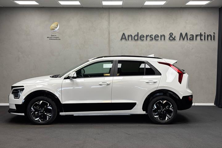 Hvid Kia Niro EV fra 2025