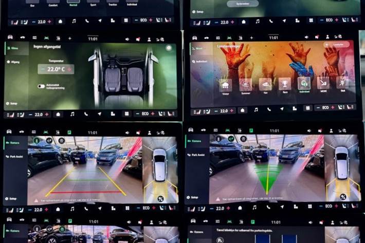 Sort Skoda Enyaq fra 2026