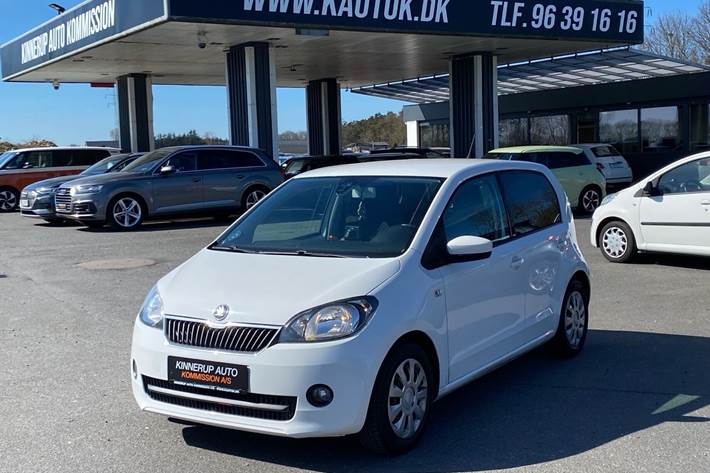 Hvid Skoda Citigo fra 2016