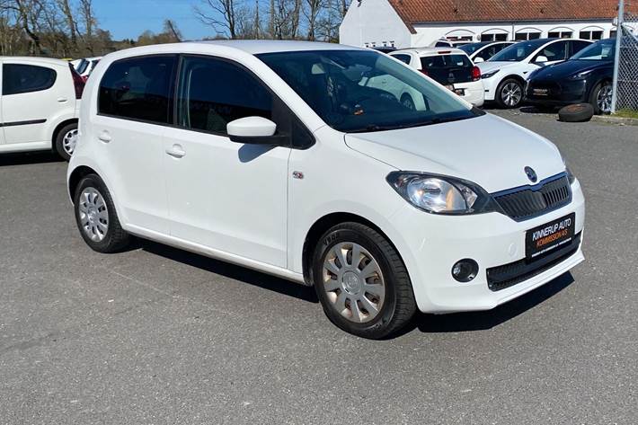 Hvid Skoda Citigo fra 2016