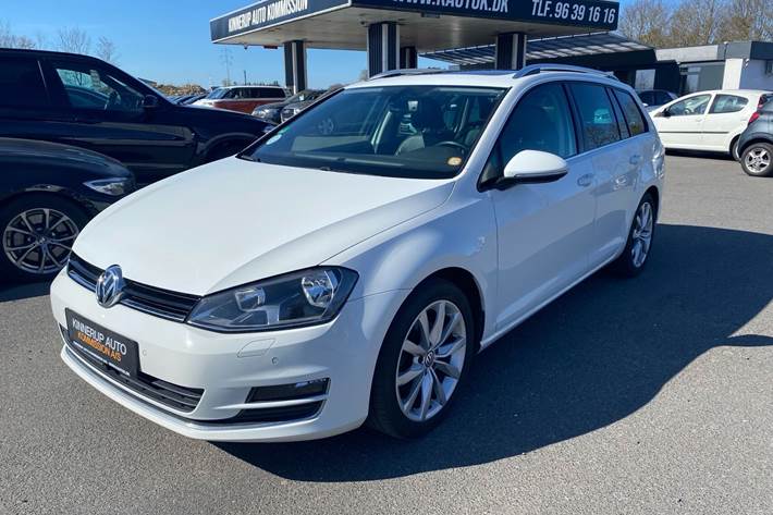 Hvid VW Golf fra 2014