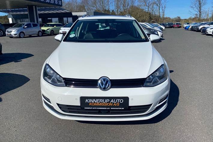 Hvid VW Golf fra 2014