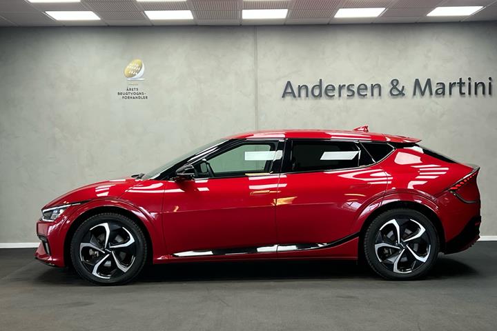 Rød Kia EV6 fra 2022
