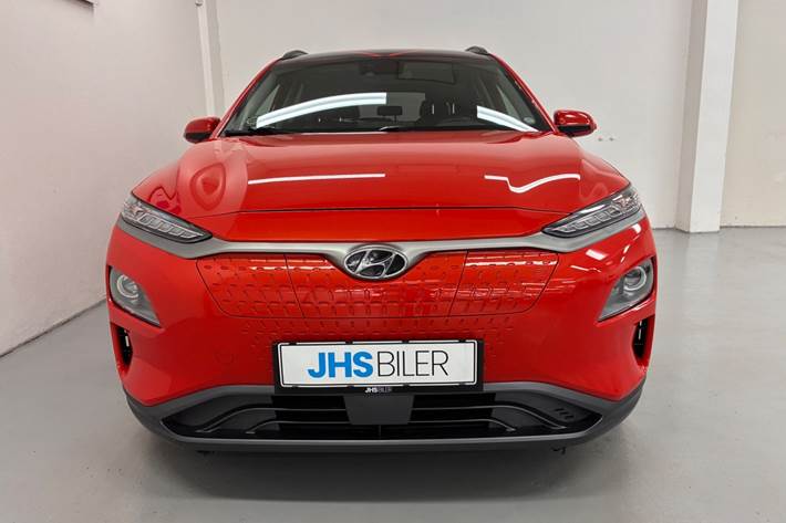 Rød Hyundai Kona fra 2020