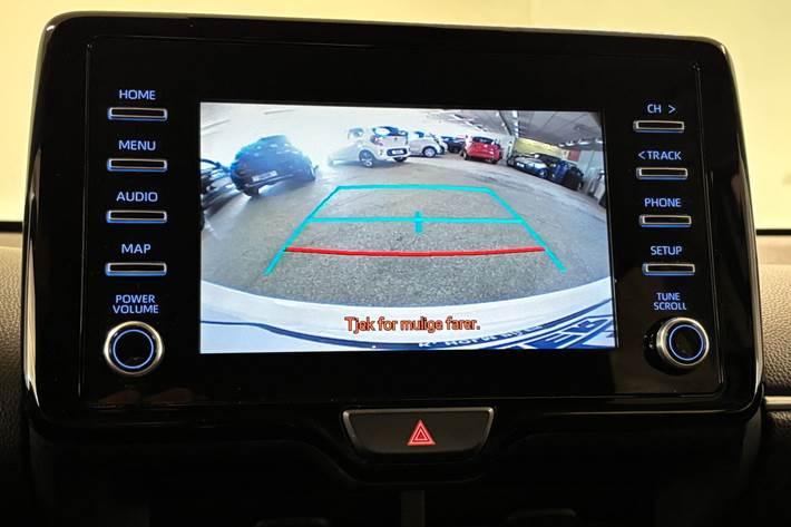 Hvid Toyota Yaris fra 2021