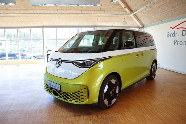 Gul VW ID.Buzz fra 2023