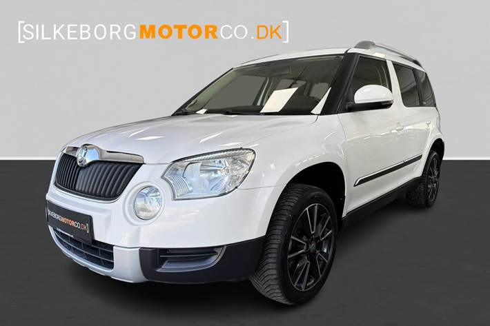 Hvid Skoda Yeti fra 2013