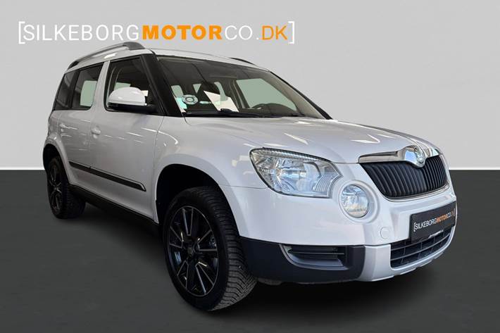 Hvid Skoda Yeti fra 2013