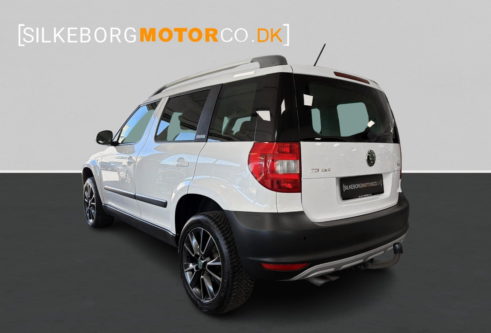 Hvid Skoda Yeti fra 2013