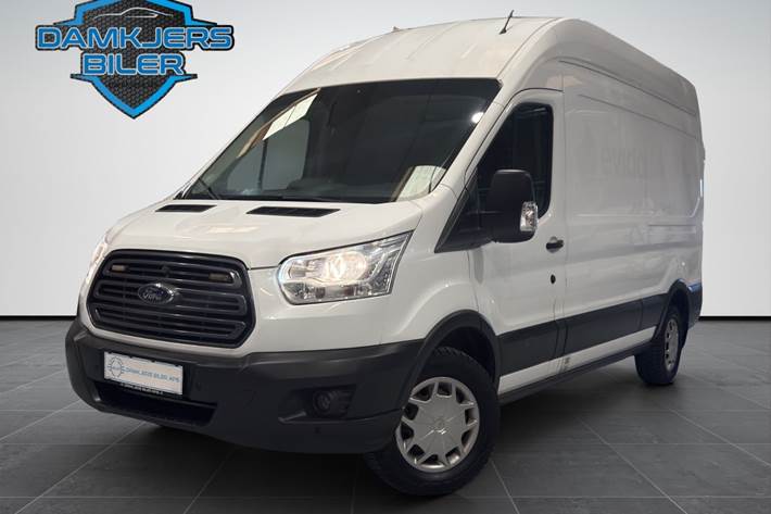 Hvid Ford Transit 350 L3 Van fra 2018