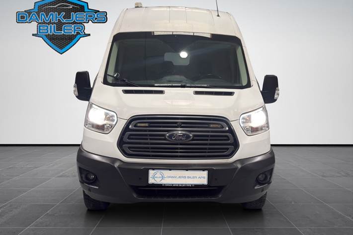 Hvid Ford Transit 350 L3 Van fra 2018