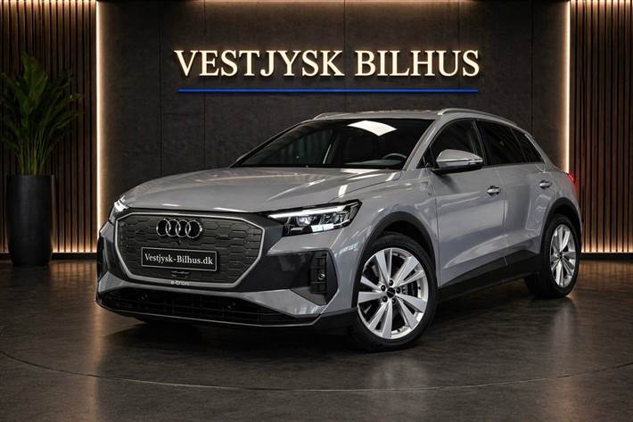 Gul Audi Q4 e-tron fra 2022