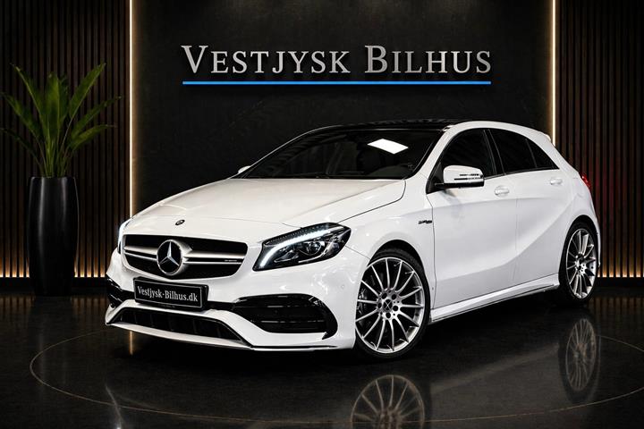 Hvid Mercedes A45 fra 2016