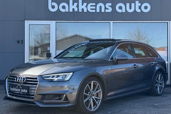 Grå Audi A4 fra 2016