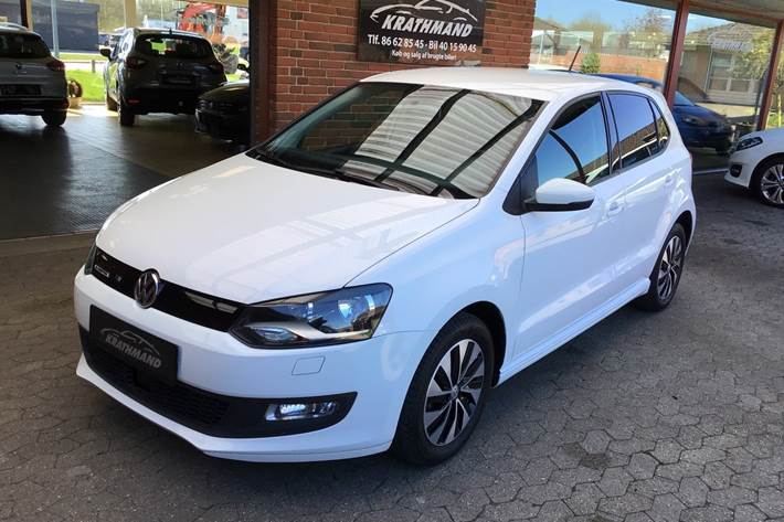 Hvid VW Polo fra 2016