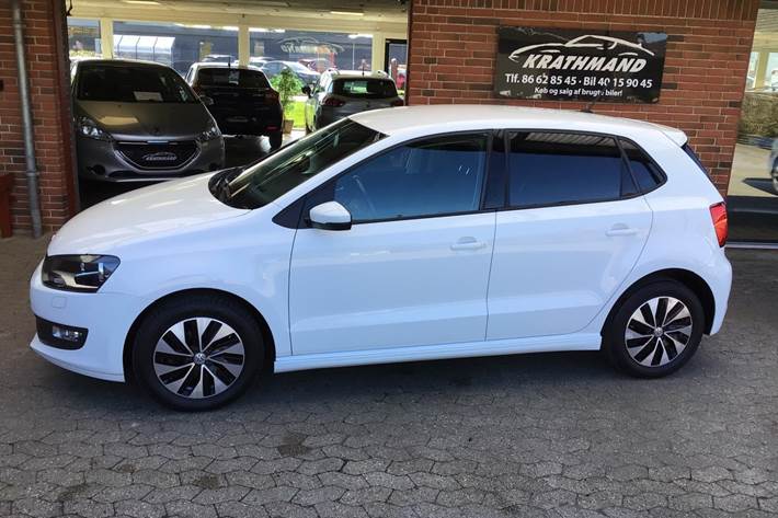 Hvid VW Polo fra 2016