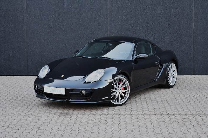 Sort Porsche Cayman S fra 2007