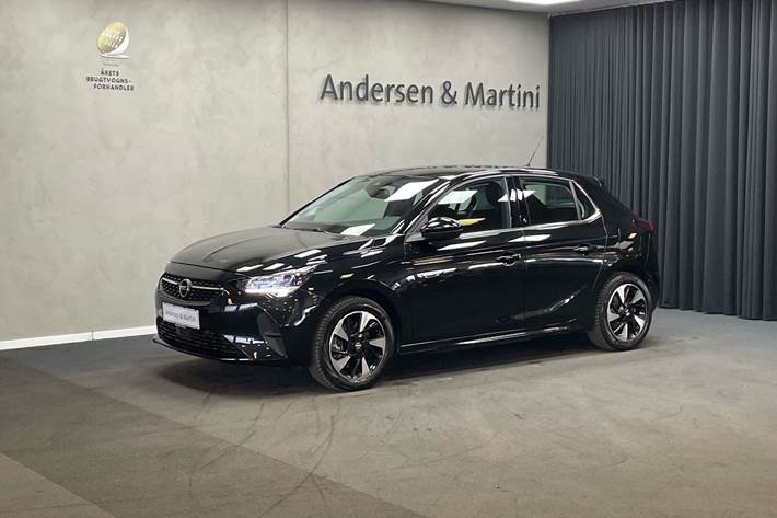 Sort Opel Corsa-e fra 2023