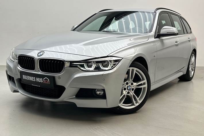 Grå BMW 320d fra 2019