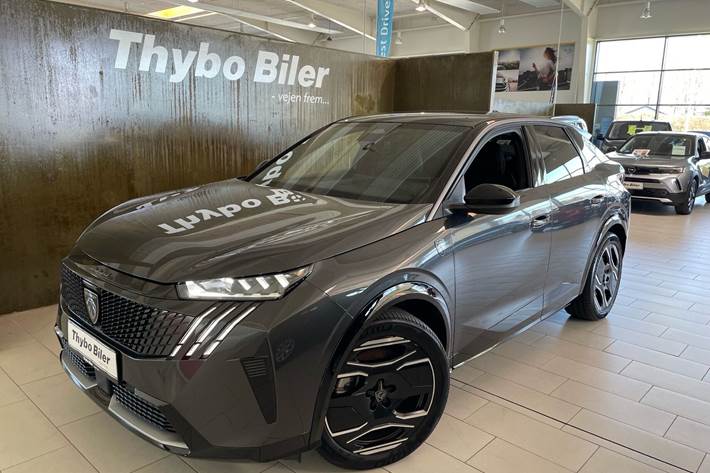 Grå Peugeot e-3008 fra 2024