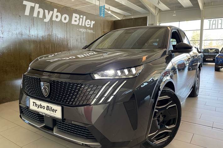 Grå Peugeot e-3008 fra 2024