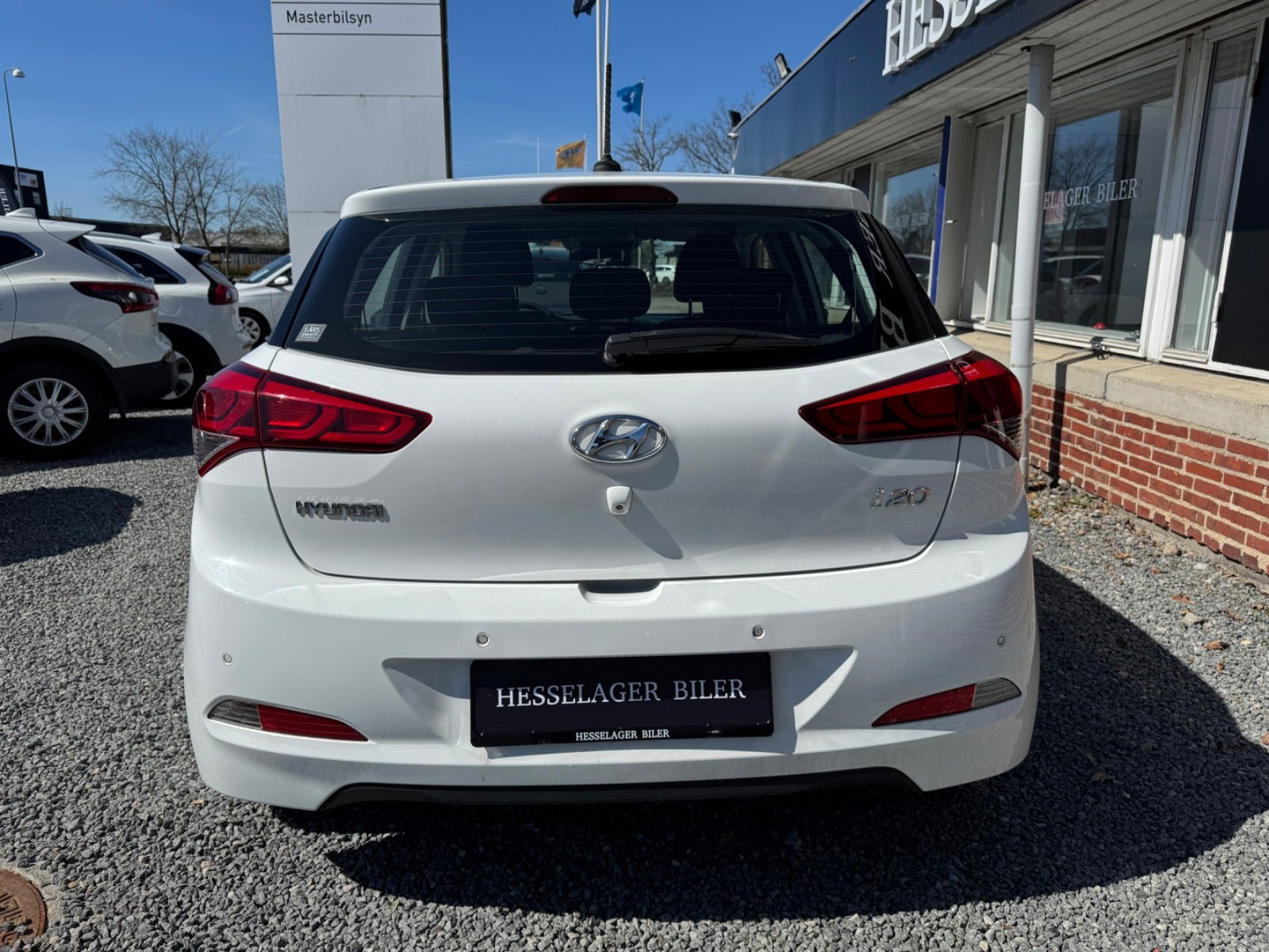Hvid Hyundai i20 fra 2018