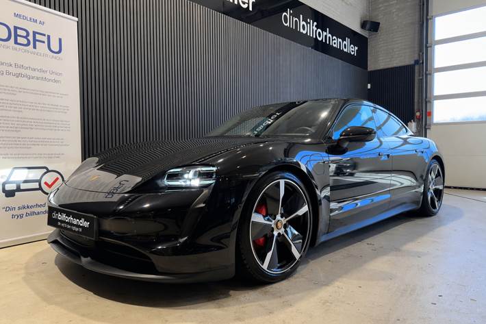 Sort Porsche Taycan 4S fra 2022