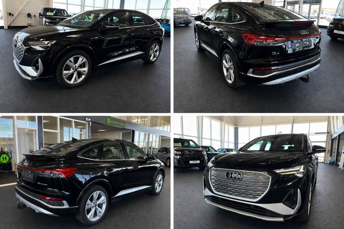 Sort Audi Q4 e-tron fra 2025