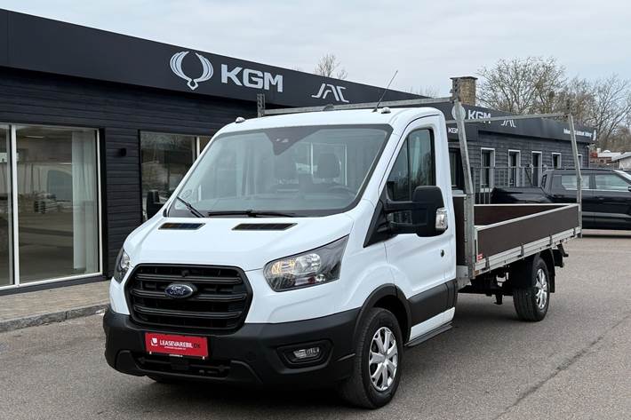 Hvid Ford Transit 350 L3 Chassis fra 2024