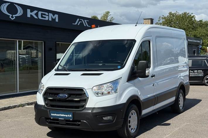 Hvid Ford Transit 350 L2 Van fra 2021