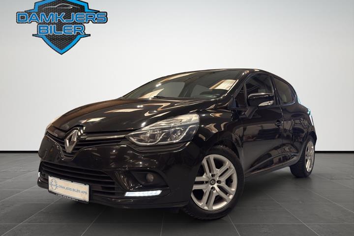 Sort Renault Clio IV fra 2016 set udefra