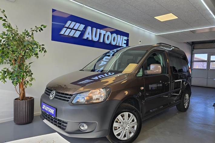 Brun VW Caddy fra 2011