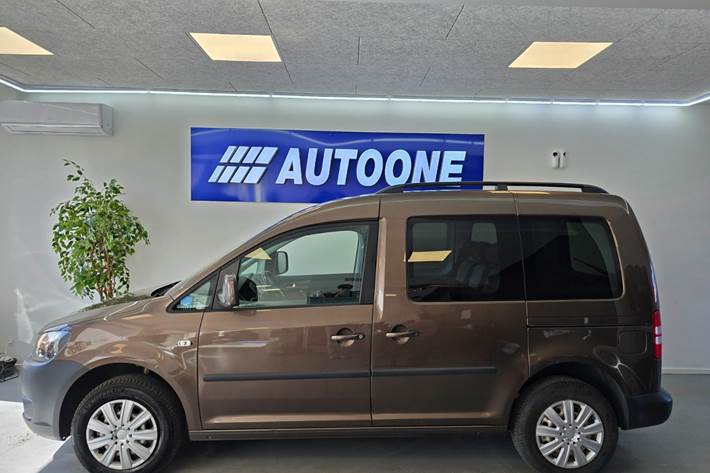 Brun VW Caddy fra 2011
