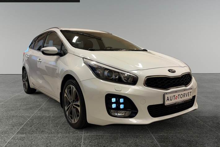 Hvid Kia Ceed fra 2017