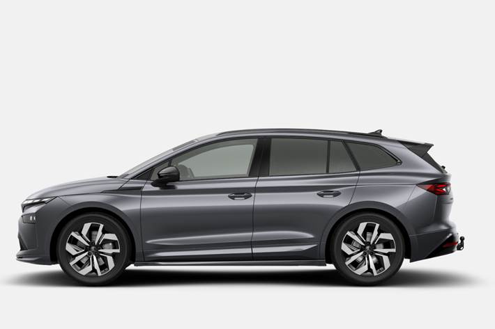 Grå Skoda Enyaq fra 2026
