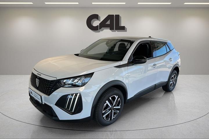 Hvid Peugeot 2008 fra 2024 set udefra