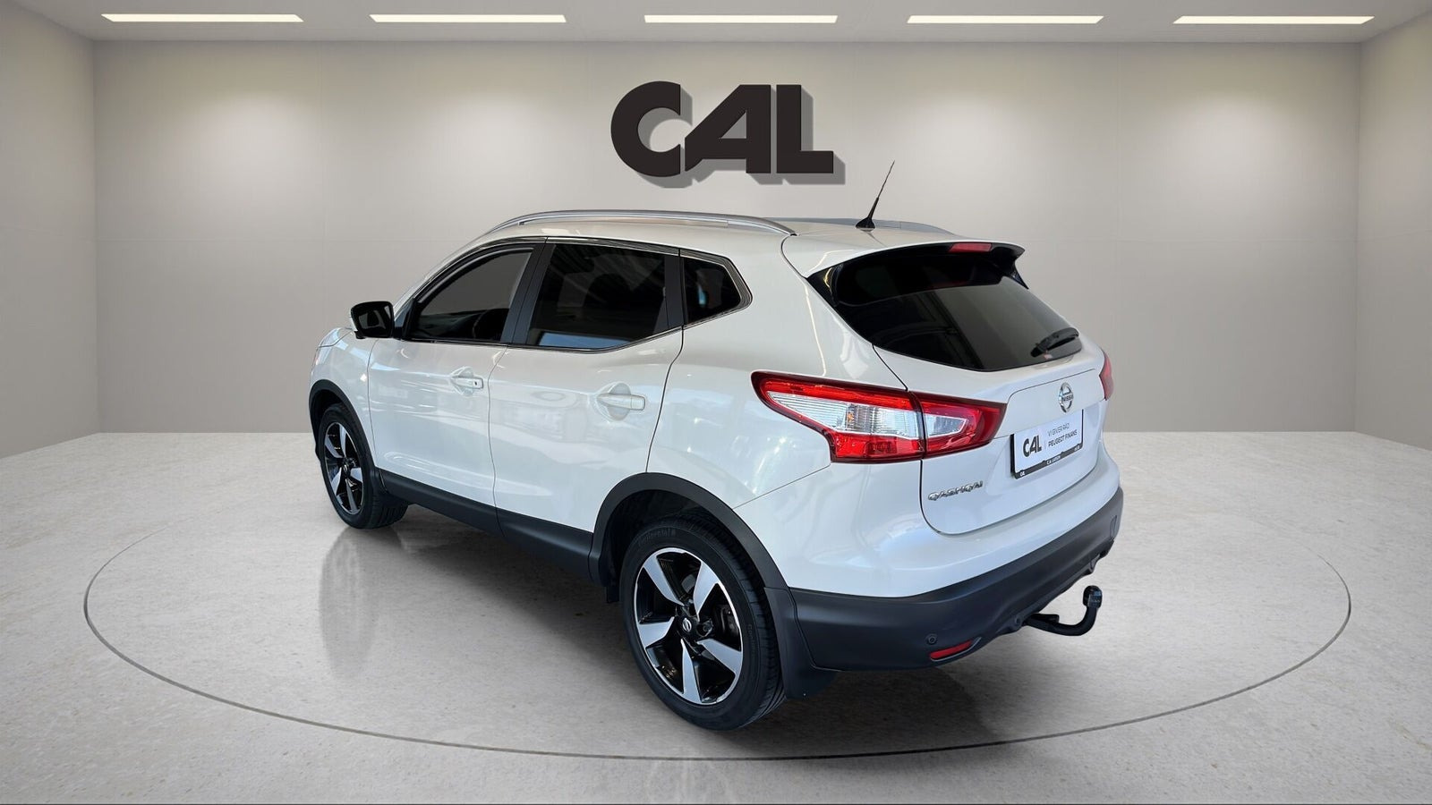 Hvid Nissan Qashqai fra 2017