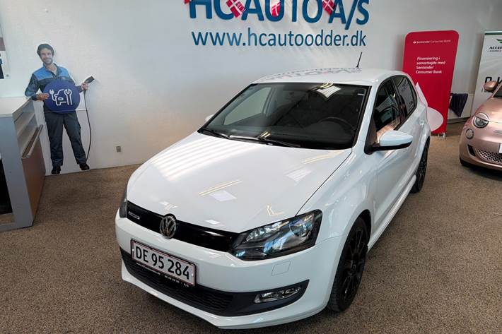 Hvid VW Polo fra 2017