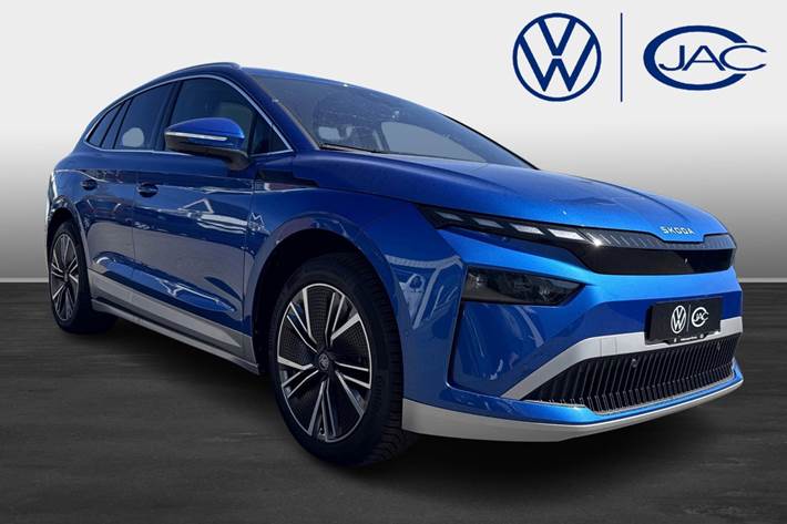 Blå Skoda Enyaq fra 2026