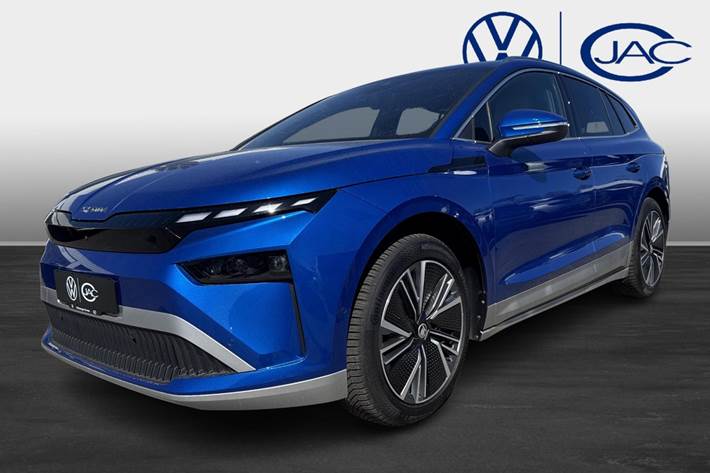 Blå Skoda Enyaq fra 2026