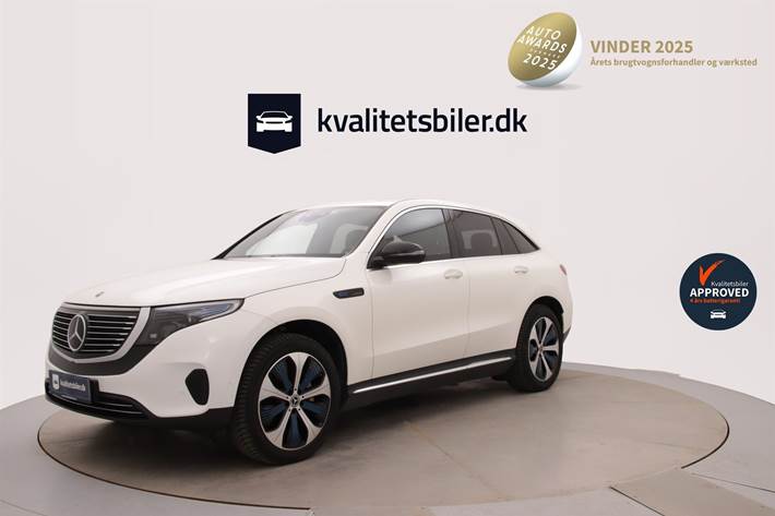 Hvid Mercedes EQC 400 fra 2020
