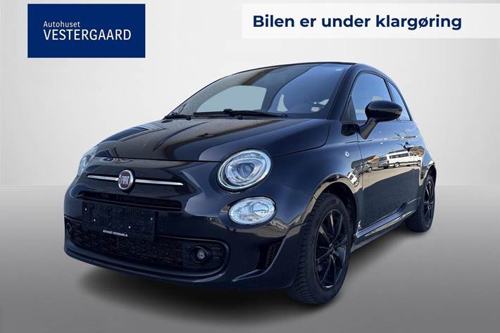 Sort Fiat 500C fra 2021