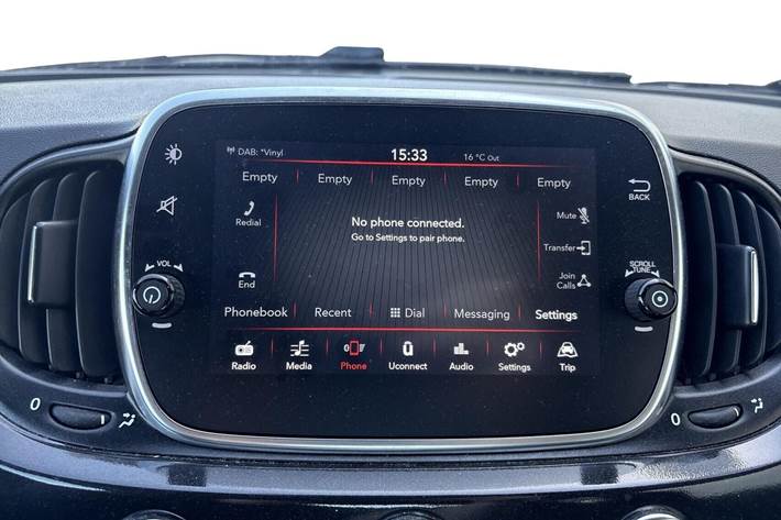 Sort Fiat 500C fra 2021