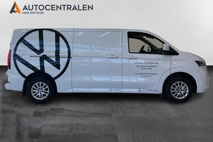 Hvid VW e-Transporter fra 2025