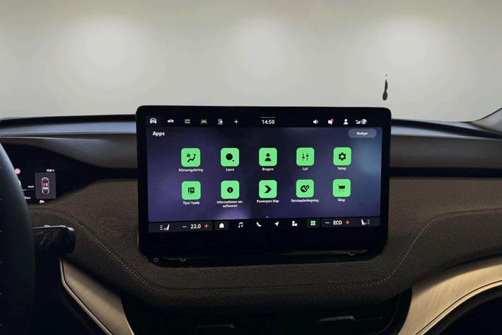 Sort Skoda Enyaq fra 2026