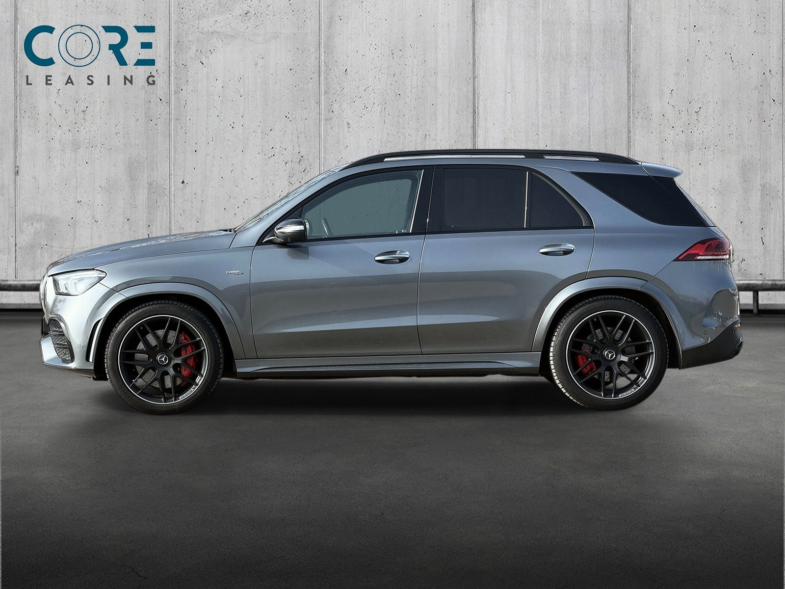Sølv Mercedes GLE53 fra 2022