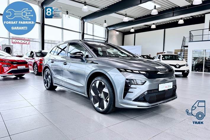 Grå Skoda Enyaq fra 2026